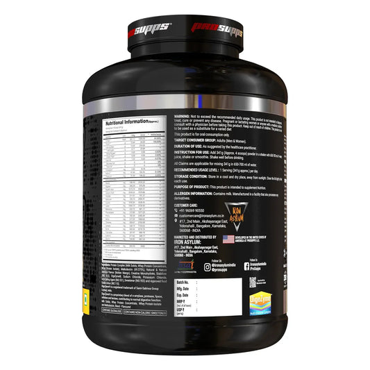 PRO SUPPS INCREDIBLE BULK WEIGHT GAINER | 2.7Kg (31 Servings)