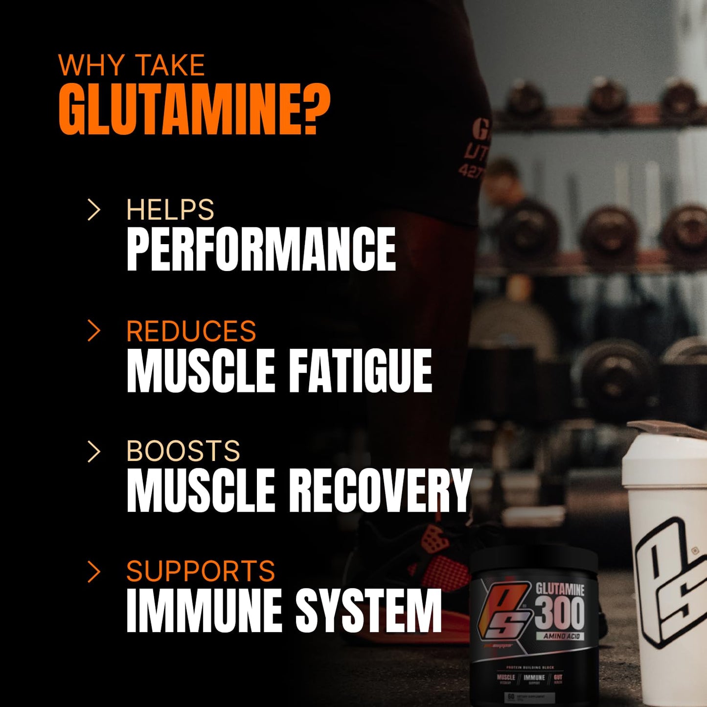 PROSUPPS GLUTAMINE 300 AMINO ACID | 300g (60 Servings)