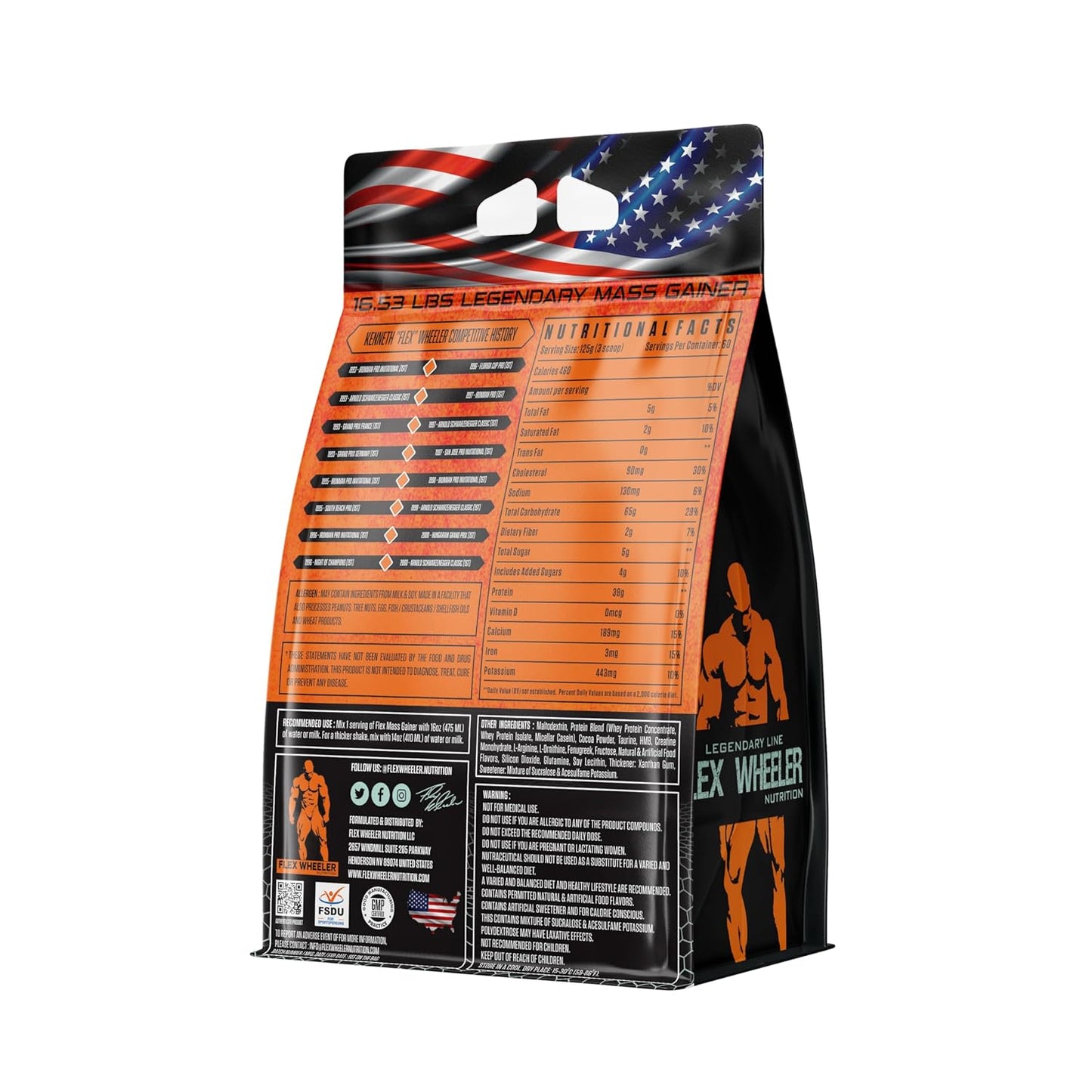 FLEX WHEELER MASS GAINER | 7Kg (60 Servings)