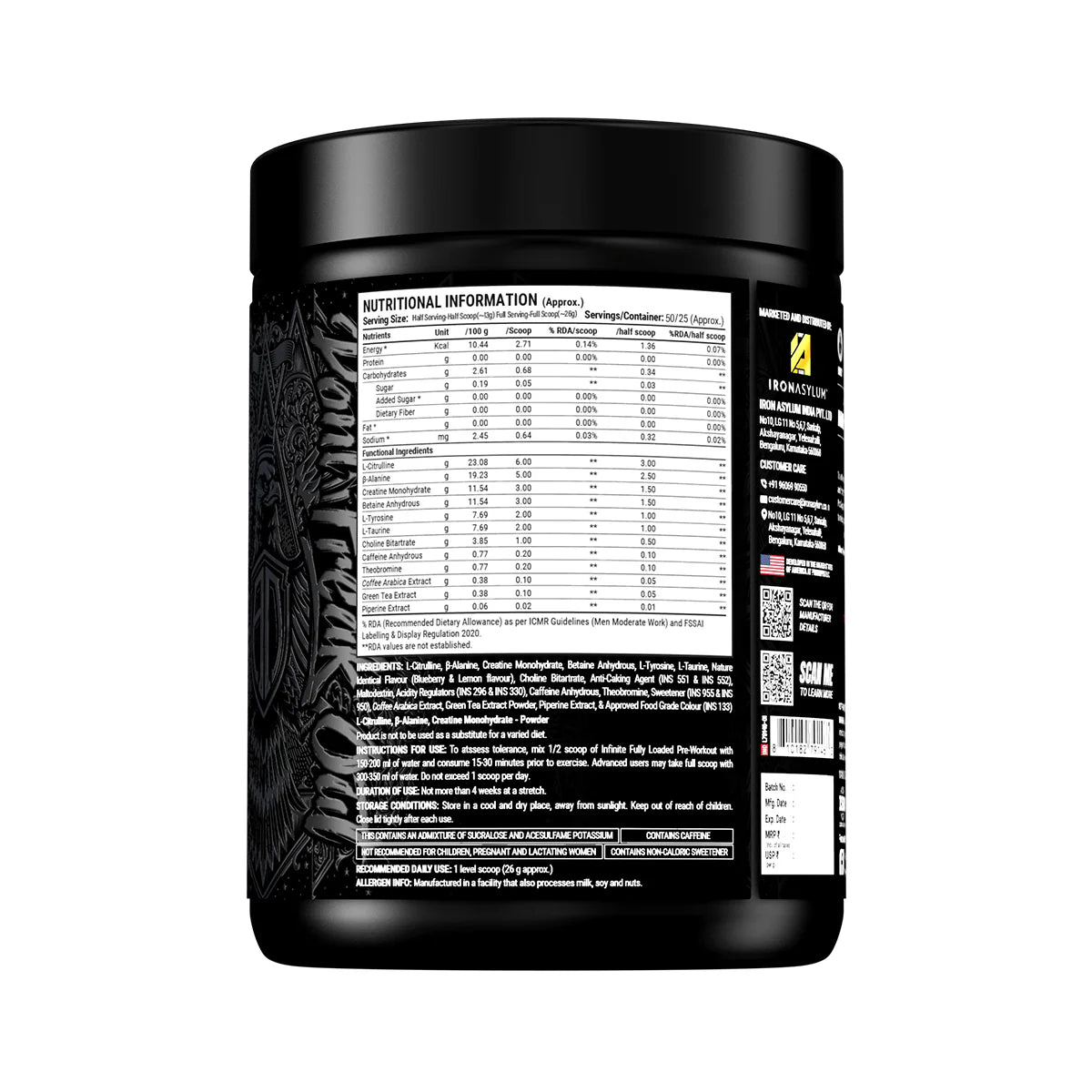 PROSUPPS HYDE INFINITE PRE WORKOUT | 650g (50/25 Servings)