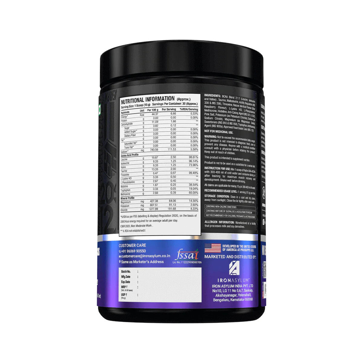 PROSUPPS HYDRO EAA + BCAA | 450g (30 Servings)