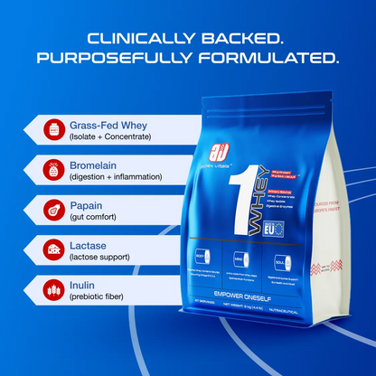 APEX VITALS 1 WHEY – GRASS-FED 1 WHEY PROTEIN POWDER | 1.8Kg (51 Servings)