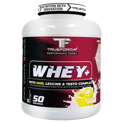 TRUEFORMA WHEY+ PROTEIN WITH HMB, LEUCINE, GINSENG & TRIBULUS | 2Kg (50 Servings)