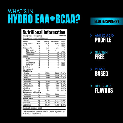 PROSUPPS HYDRO EAA + BCAA | 450g (30 Servings)