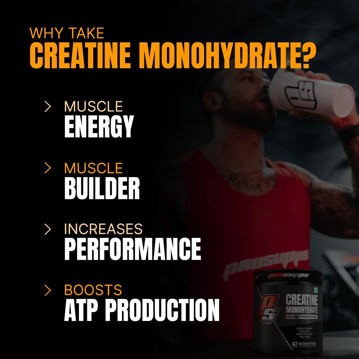 PROSUPPS CREATINE | 200g (67 Servings)