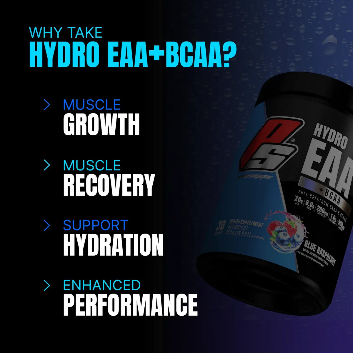 PROSUPPS HYDRO EAA + BCAA | 450g (30 Servings)