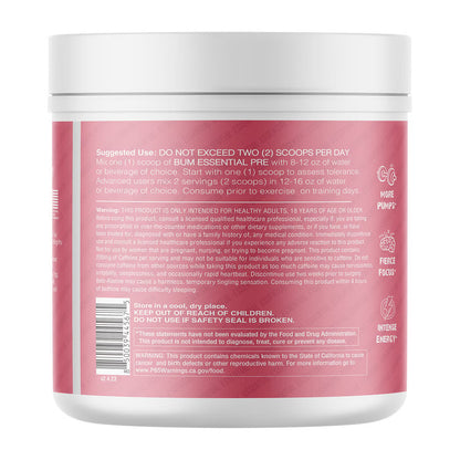 RAW NUTRITION ESSENTIAL PRE WORKOUT | 399g (30 Servings)