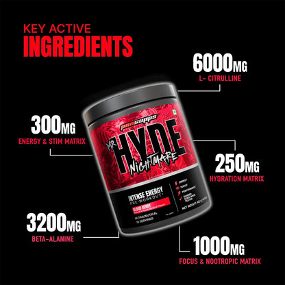 PROSUPPS HYDE NIGHTMARE PRE WORKOUT | 396g (30 Servings)