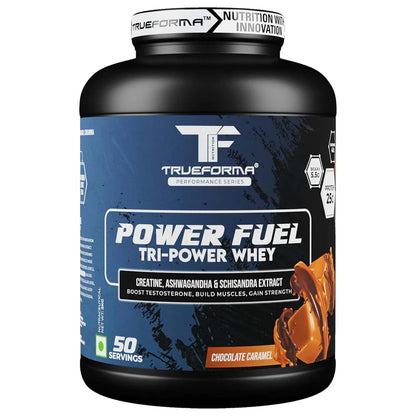 TRUEFORMA POWER FUEL WHEY PROTEIN WITH CREATINE & ASHWAGANDHA | 2Kg (50 Servings)