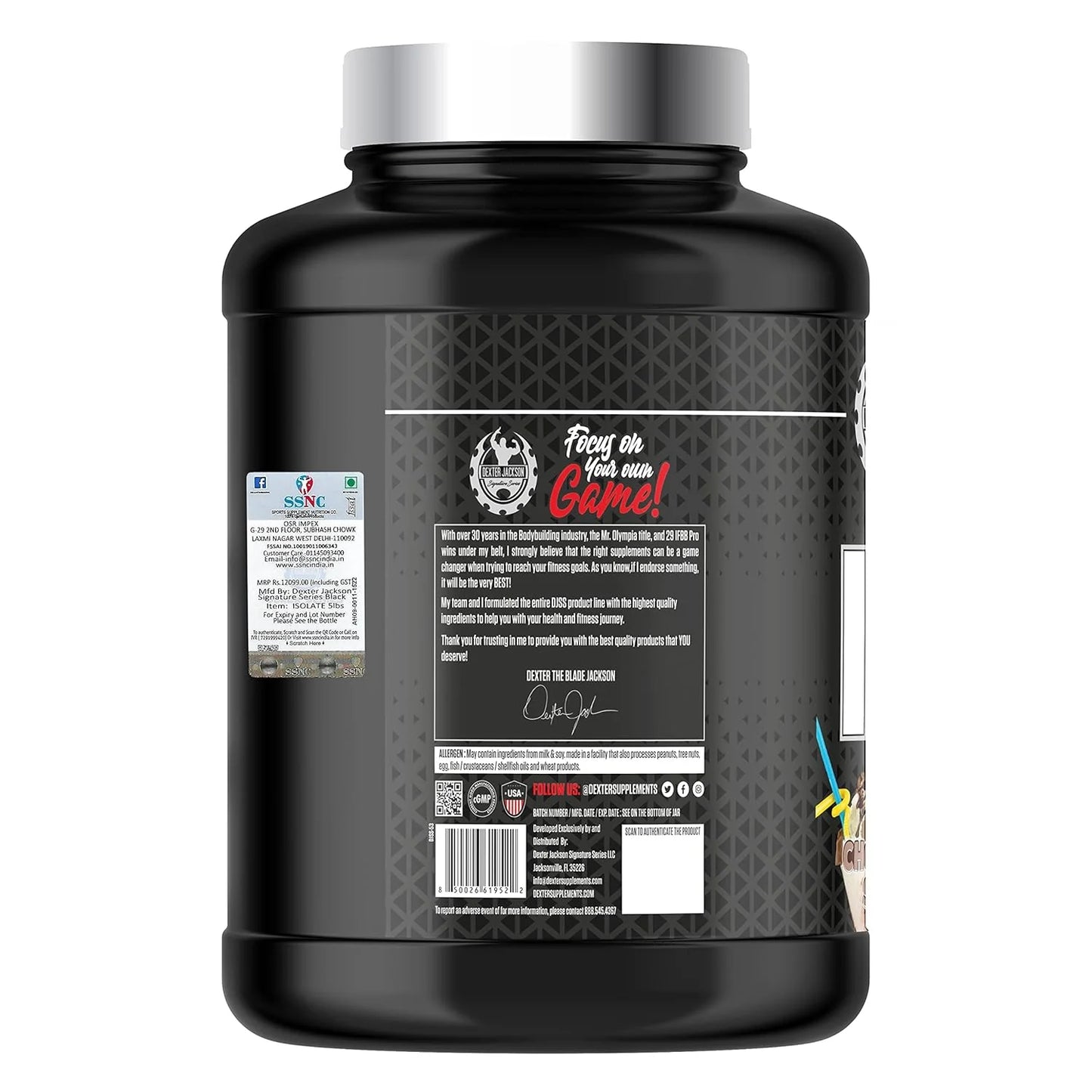 DEXTER JACKSON BLACK SERIES ISOLATE PROTEIN | 2.26Kg (76 Servings)