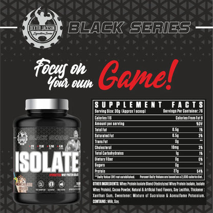 DEXTER JACKSON BLACK SERIES ISOLATE PROTEIN | 2.26Kg (76 Servings)