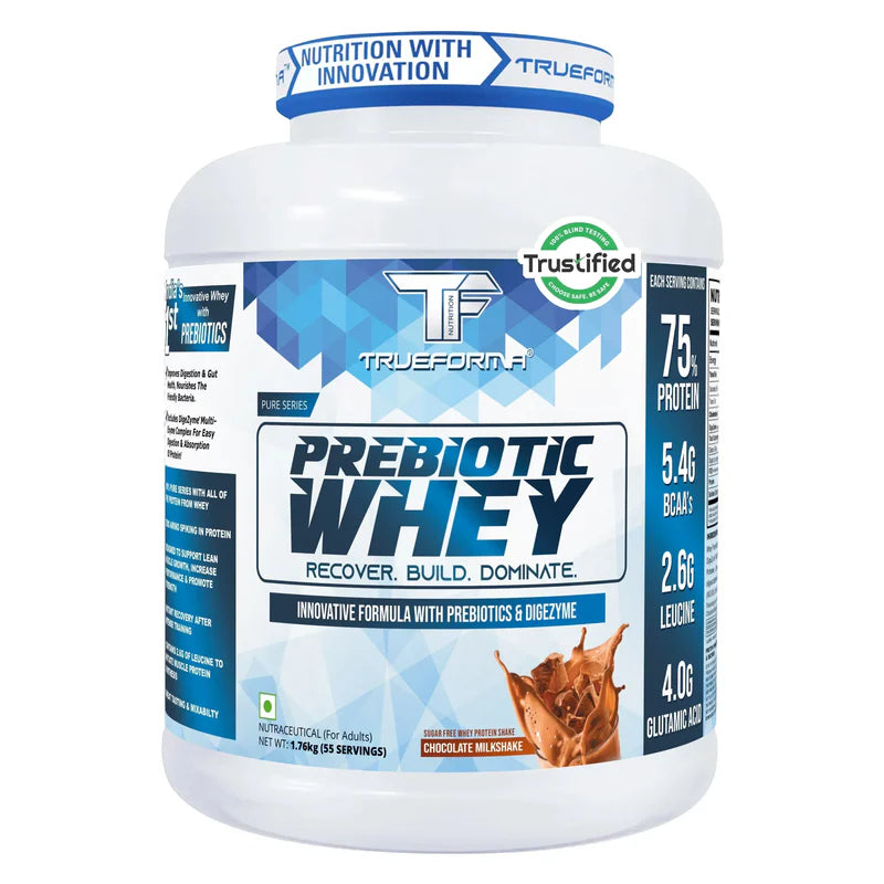 TRUEFORMA WHEY PROTEIN WITH PREBIOTICS & ENZYMES | 1.76Kg (55 Servings)