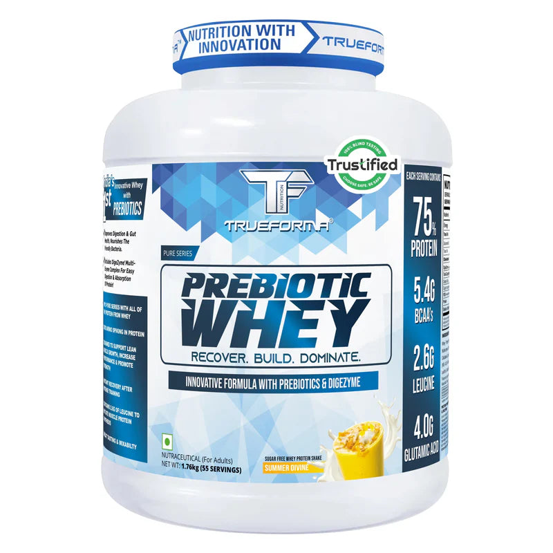 TRUEFORMA WHEY PROTEIN WITH PREBIOTICS & ENZYMES | 1.76Kg (55 Servings)