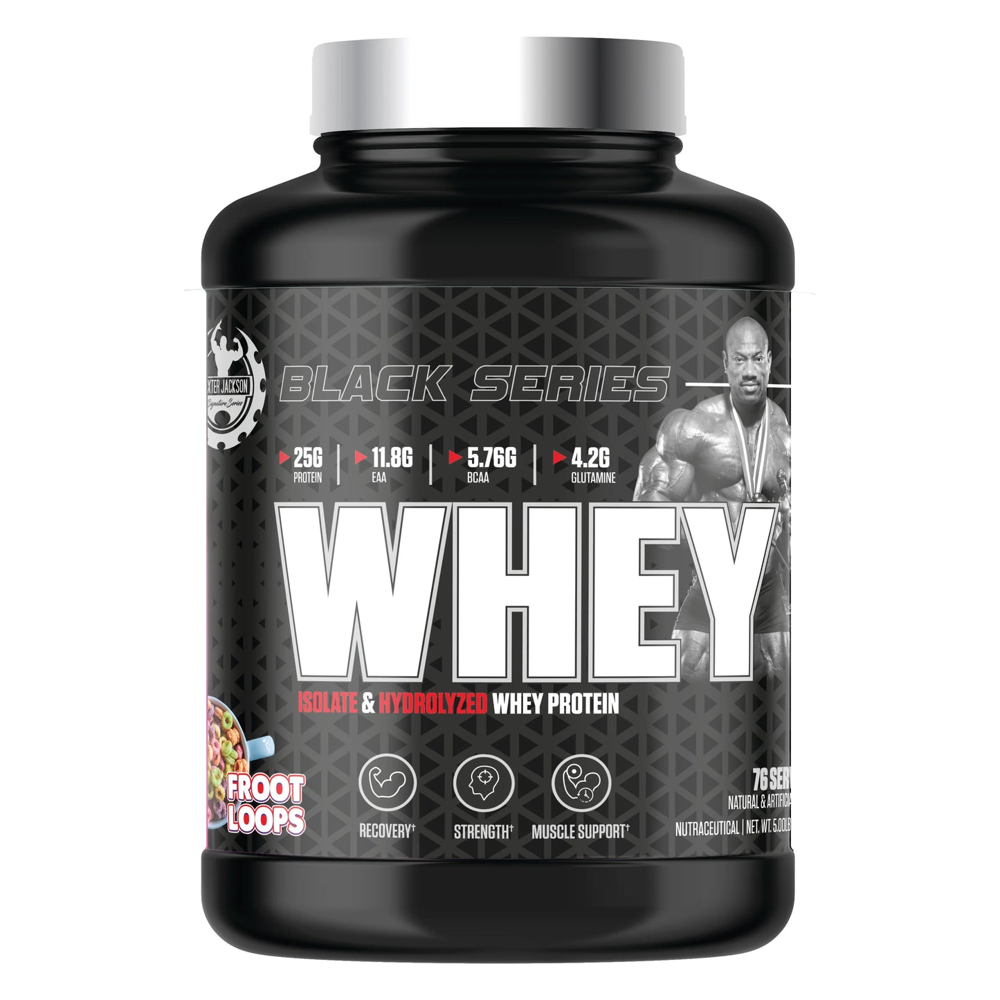 DEXTER JACKSON BLACK SERIES WHEY | 2.26Kg (76 Servings)