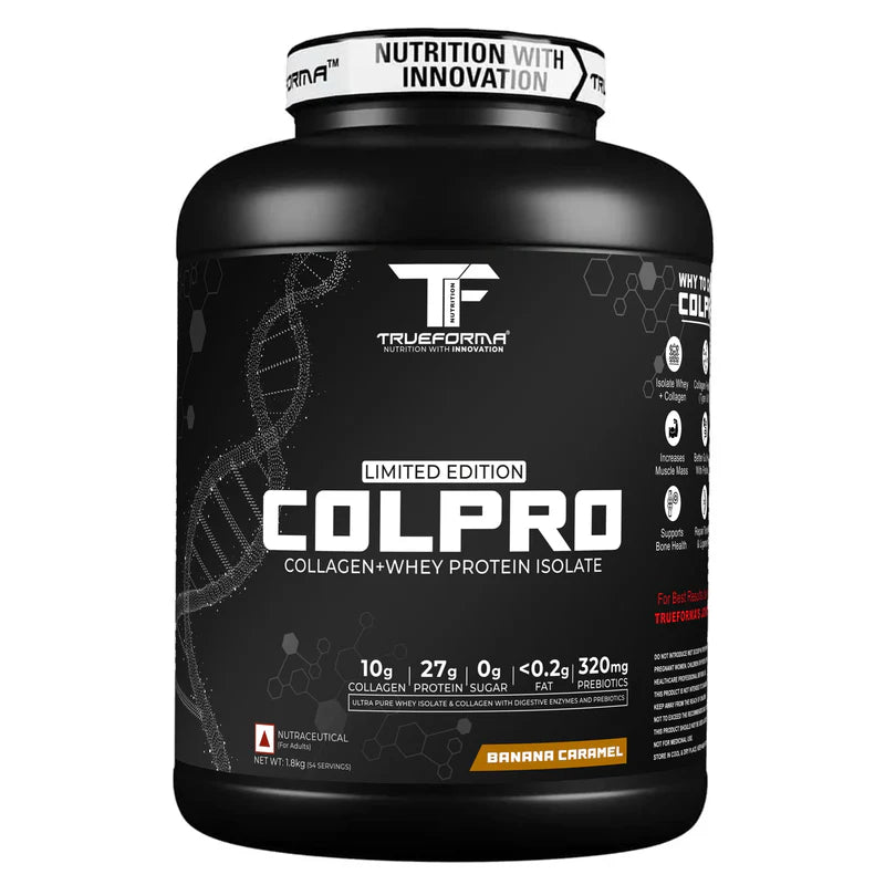 TRUEFORMA COLPRO WHEY ISOLATE & COLLAGEN PROTEIN BLEND (LIMITED EDITION) | 1.8Kg (54 Servings)