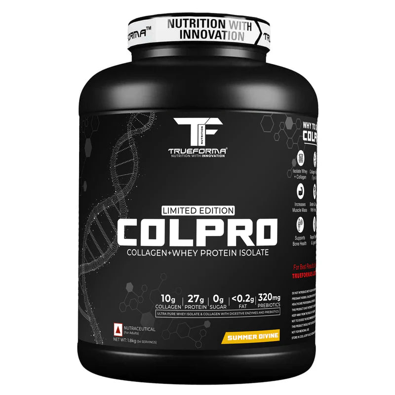 TRUEFORMA COLPRO WHEY ISOLATE & COLLAGEN PROTEIN BLEND (LIMITED EDITION) | 1.8Kg (54 Servings)