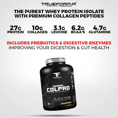 TRUEFORMA COLPRO WHEY ISOLATE & COLLAGEN PROTEIN BLEND (LIMITED EDITION) | 1.8Kg (54 Servings)