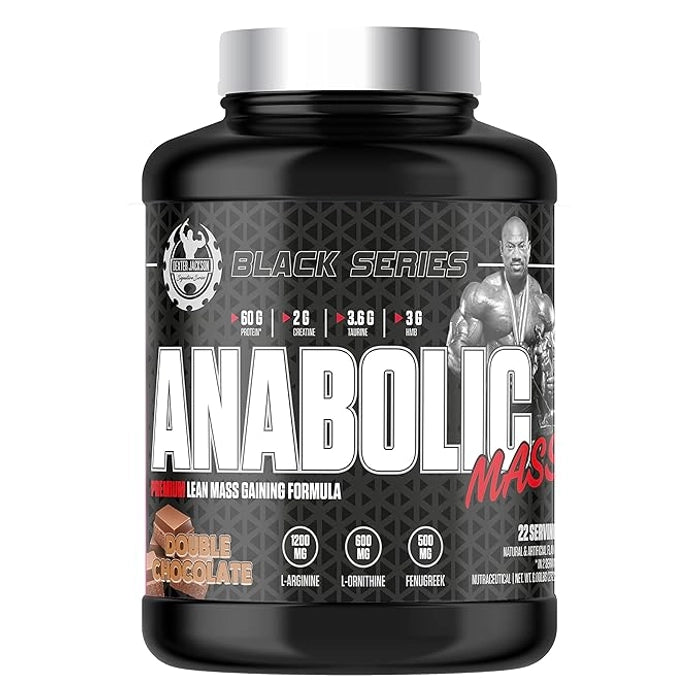 DEXTER JACKSON BLACK SERIES ANABOLIC MASS GAINER | 2.72Kg (22 Servings)