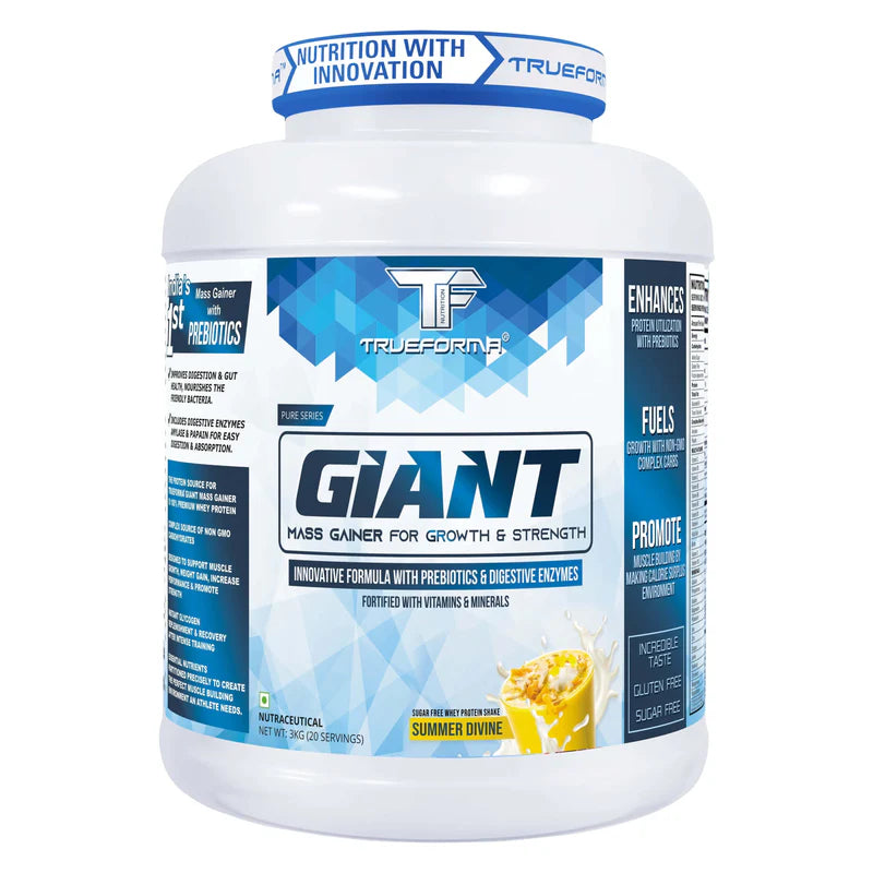 TRUEFORMA GIANT – WHEY & CARB FORMULA | 3Kg (20 Servings)