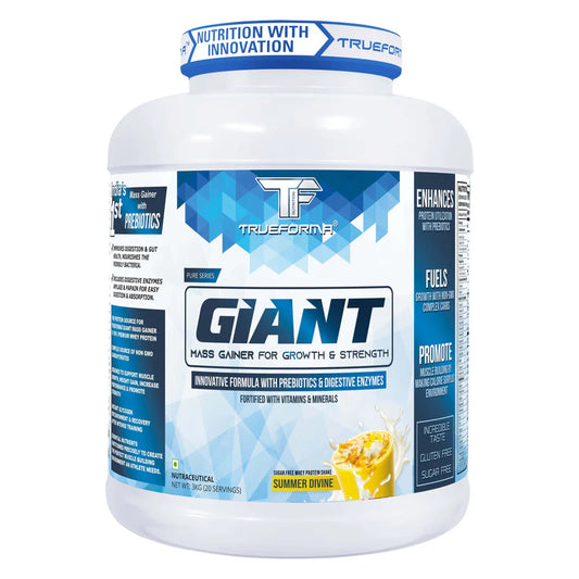 TRUEFORMA GIANT – WHEY & CARB FORMULA | 3Kg (20 Servings)