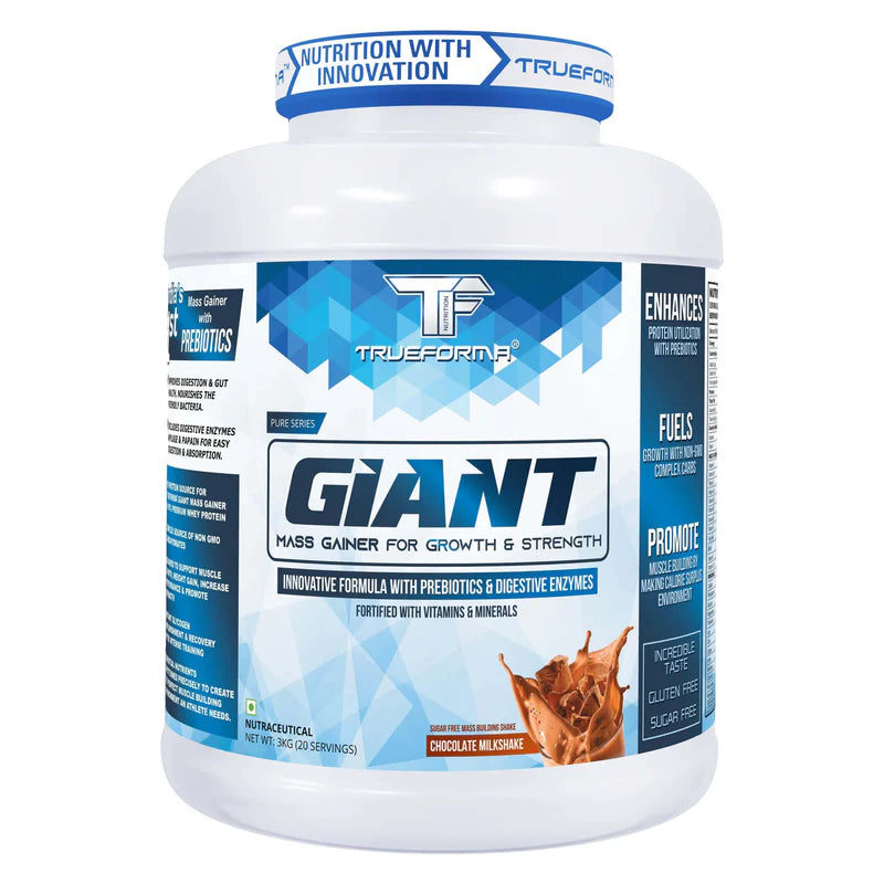 TRUEFORMA GIANT – WHEY & CARB FORMULA | 3Kg (20 Servings)