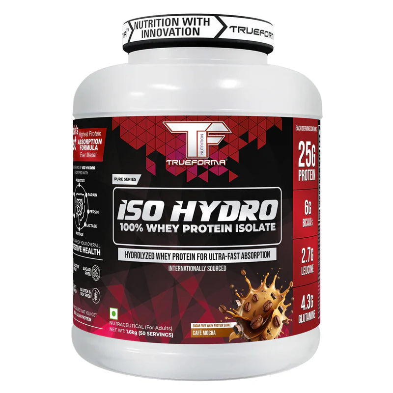 TRUEFORMA ISO HYDRO WHEY ISOLATE & HYDROLYSATE PROTEIN BLEND | 1.6Kg (50 Servings)
