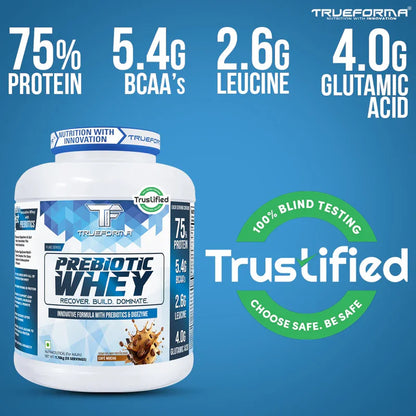 TRUEFORMA WHEY PROTEIN WITH PREBIOTICS & ENZYMES | 1.76Kg (55 Servings)