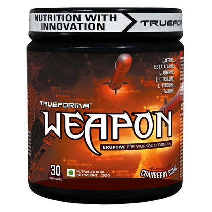 TRUEFORMA WEAPON: PRE-WORKOUT | 250g (30 Servings)