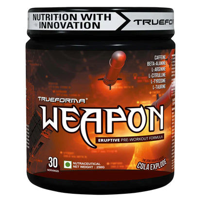 TRUEFORMA WEAPON: PRE-WORKOUT | 250g (30 Servings)