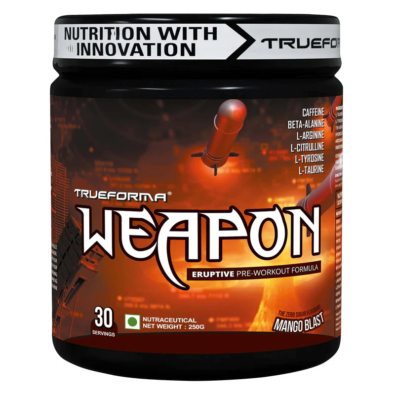 TRUEFORMA WEAPON: PRE-WORKOUT | 250g (30 Servings)